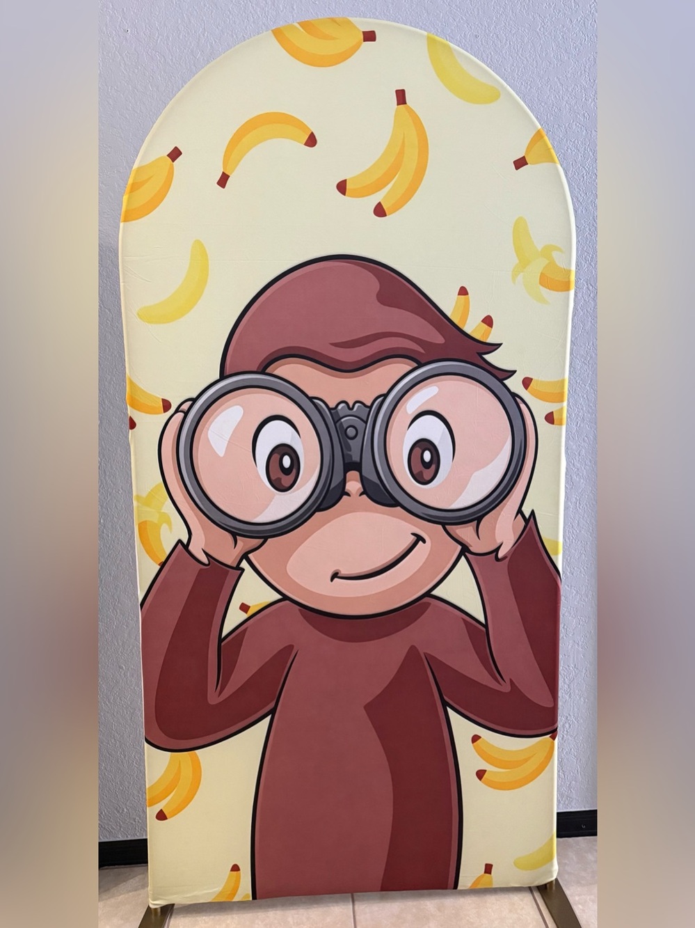 Curious George Arch Backdrop Cover